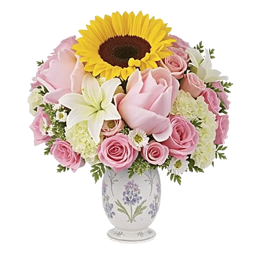 Radiant Bloom Cascade