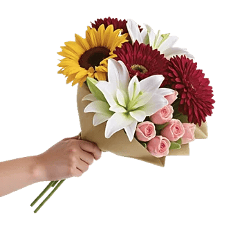 Golden Sunflower Bouquet