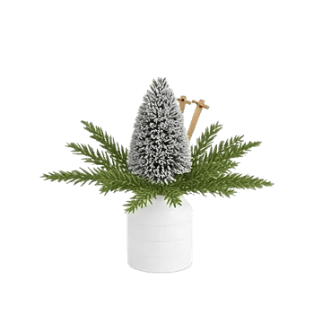 Minimalist White Orchids