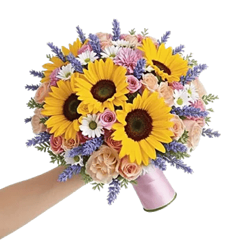 Golden Sunflower Bouquet