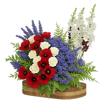 Crimson Blossom Harmony