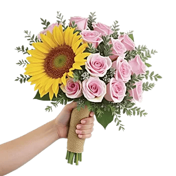 Golden Sunflower Bouquet