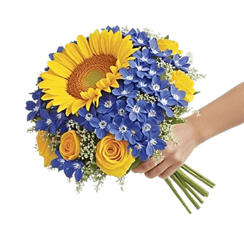 Golden Sunflower Bouquet