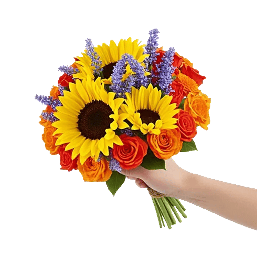 Golden Sunflower Bouquet