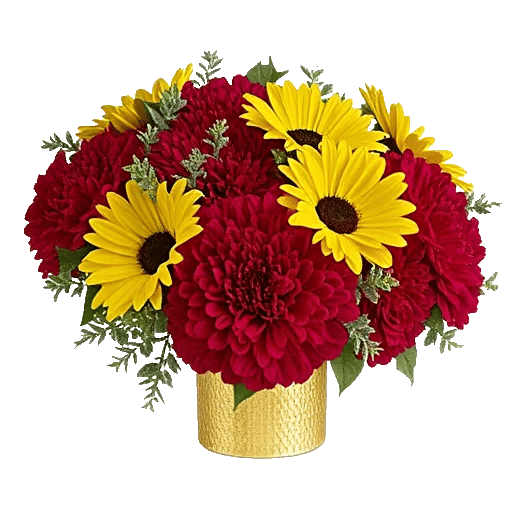 Crimson Blossom Harmony