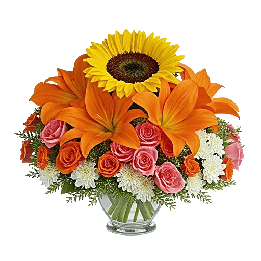 Amber Sunflower Glow