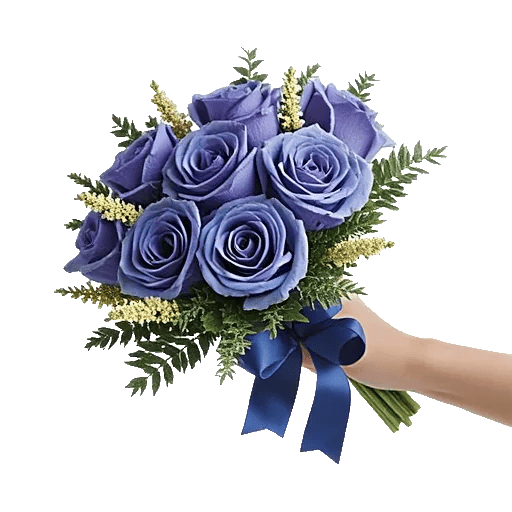 Elegant Blue Roses