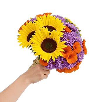 Golden Sunflower Bouquet