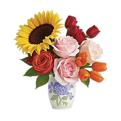 Radiant Bloom Cascade