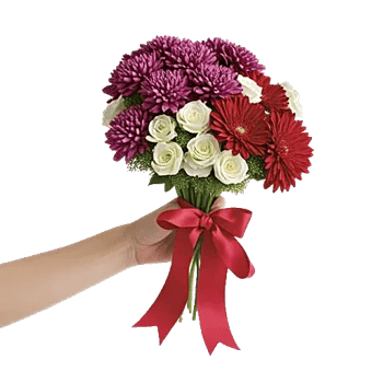 Crimson Blossom Harmony