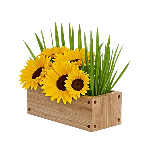 Golden Sunflower Bouquet