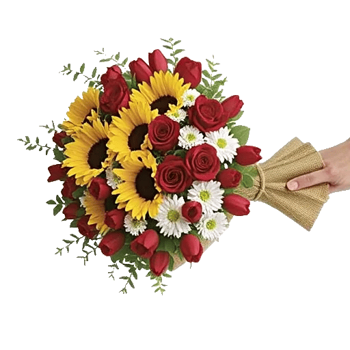 Golden Sunflower Bouquet