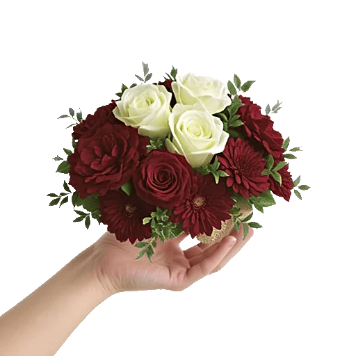 Crimson Blossom Harmony