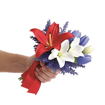 Graceful Lily Display