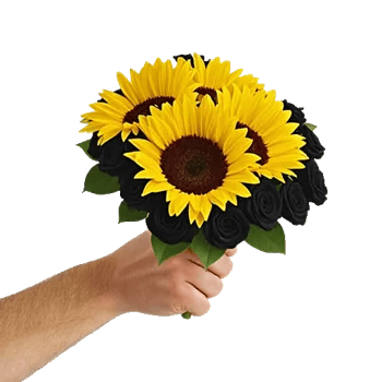 Golden Sunflower Bouquet