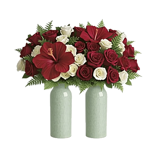 Crimson Blossom Harmony