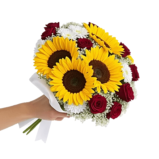 Golden Sunflower Bouquet