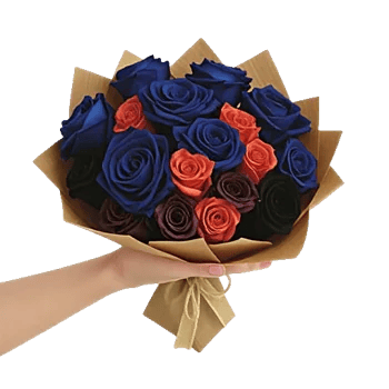 Elegant Blue Roses