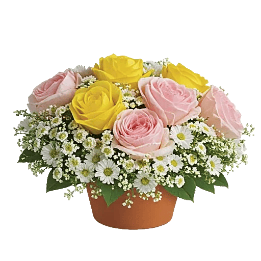Blush Romantic Centerpiece