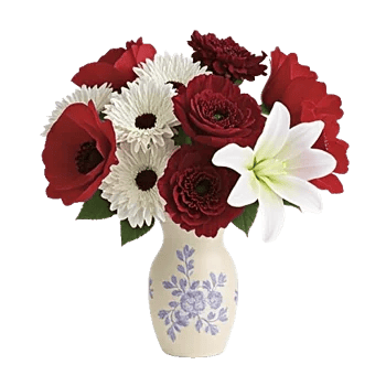 Crimson Blossom Harmony