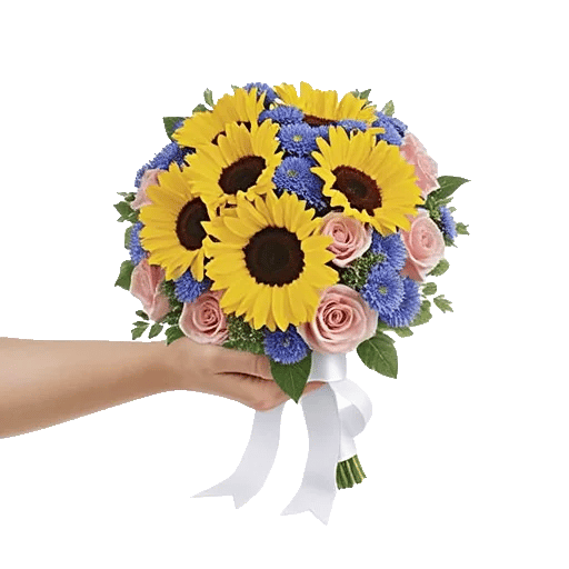 Golden Sunflower Bouquet