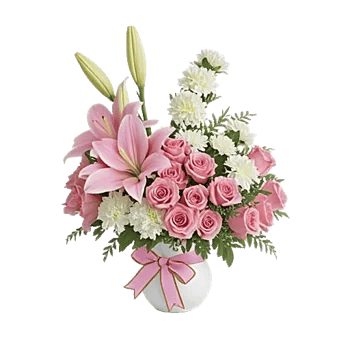 Graceful Lily Display