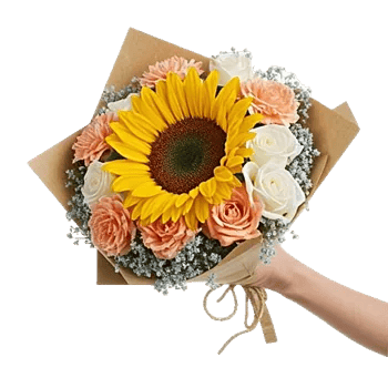 Golden Sunflower Bouquet