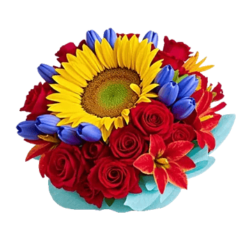 Tropical Sunflower Burst