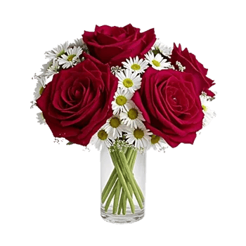 Crimson Blossom Harmony