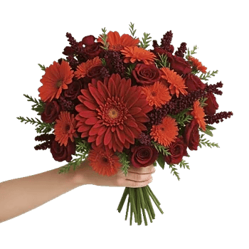 Crimson Blossom Harmony