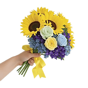 Golden Sunflower Bouquet
