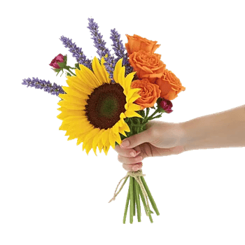 Golden Sunflower Bouquet