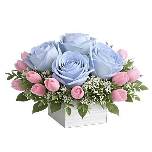 Blush Romantic Centerpiece