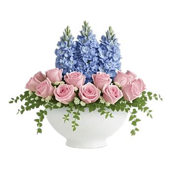 Blush Romantic Centerpiece