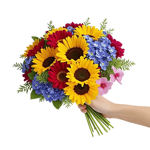 Golden Sunflower Bouquet