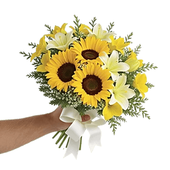 Golden Sunflower Bouquet