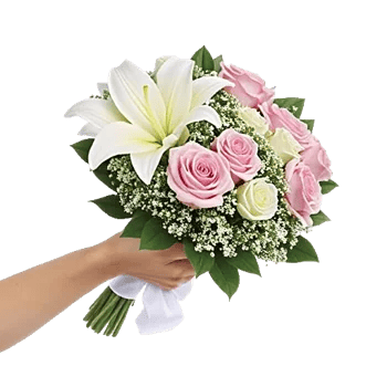 Graceful Lily Display