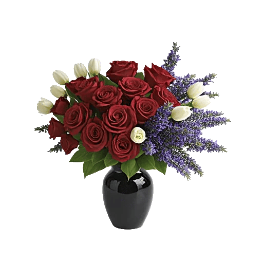 Crimson Blossom Harmony