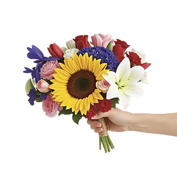 Golden Sunflower Bouquet