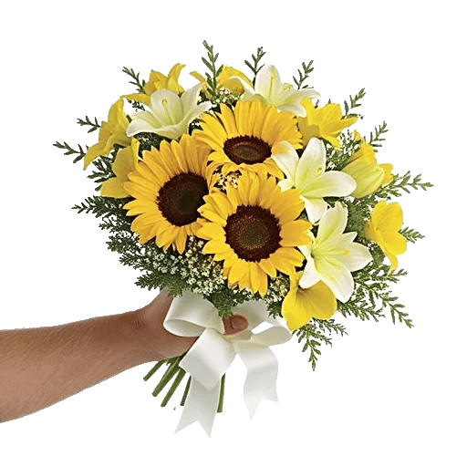 Golden Sunflower Bouquet
