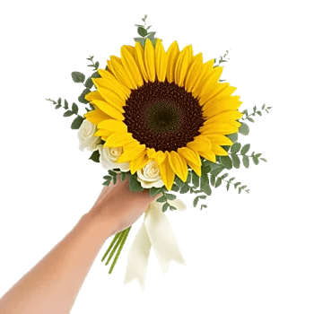 Golden Sunflower Bouquet