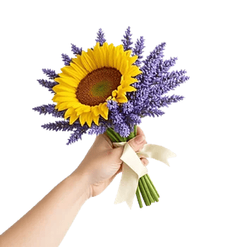 Golden Sunflower Bouquet