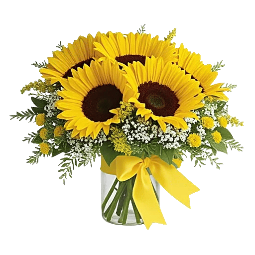 Bright Cheerful Sunflowers