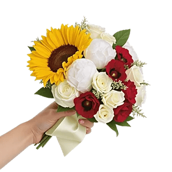 Golden Sunflower Bouquet