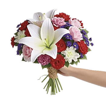 Graceful Lily Display