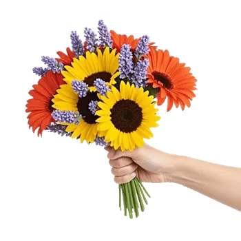 Golden Sunflower Bouquet