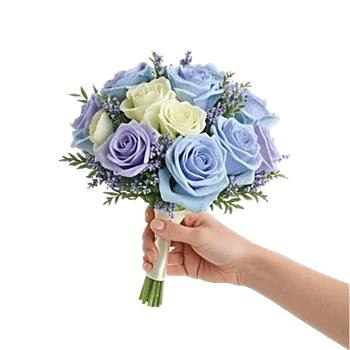 Elegant Blue Roses
