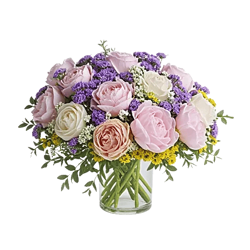 Blush Romantic Centerpiece