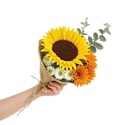 Golden Sunflower Bouquet