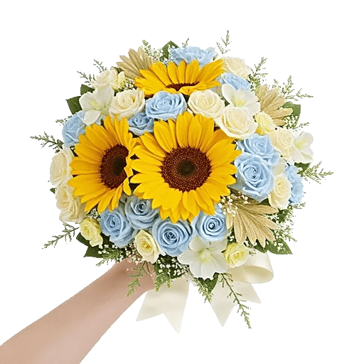 Golden Sunflower Bouquet